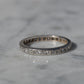 Small Vintage Platinum Eternity Band