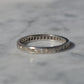 Chic Vintage Platinum Eternity Band