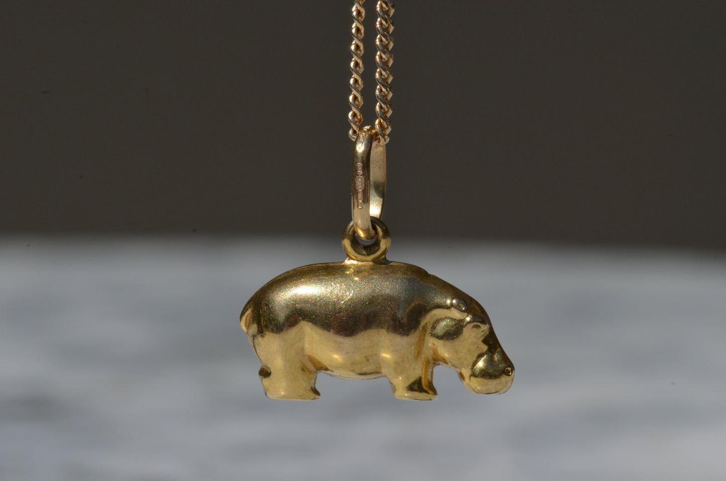 Plump Hippo Charm