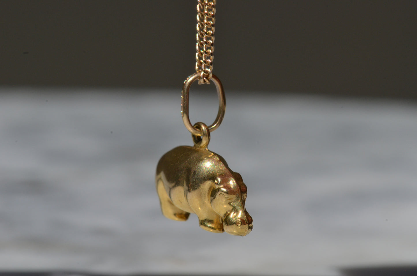 Plump Hippo Charm