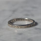 Chic Vintage Platinum Eternity Band