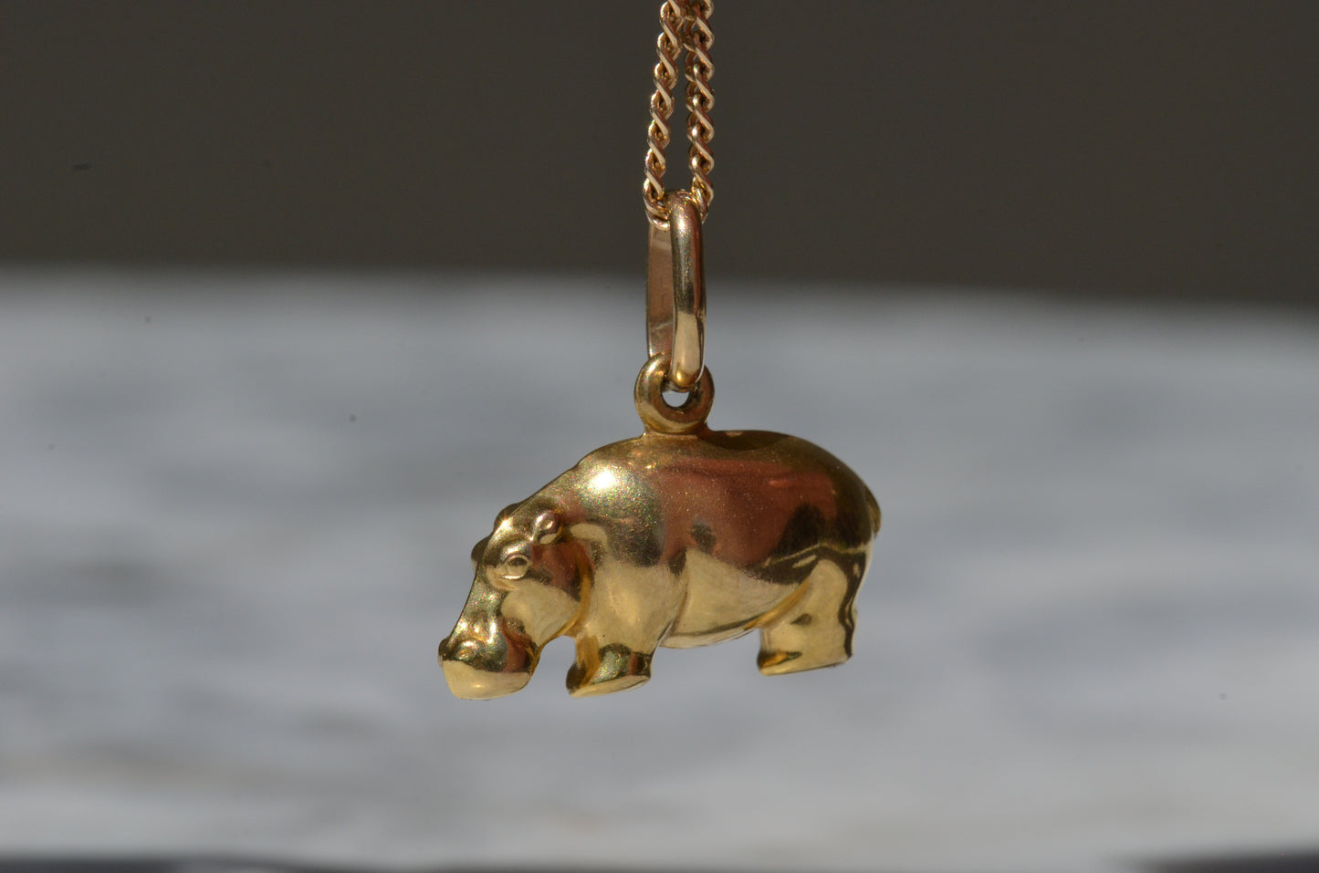 Plump Hippo Charm