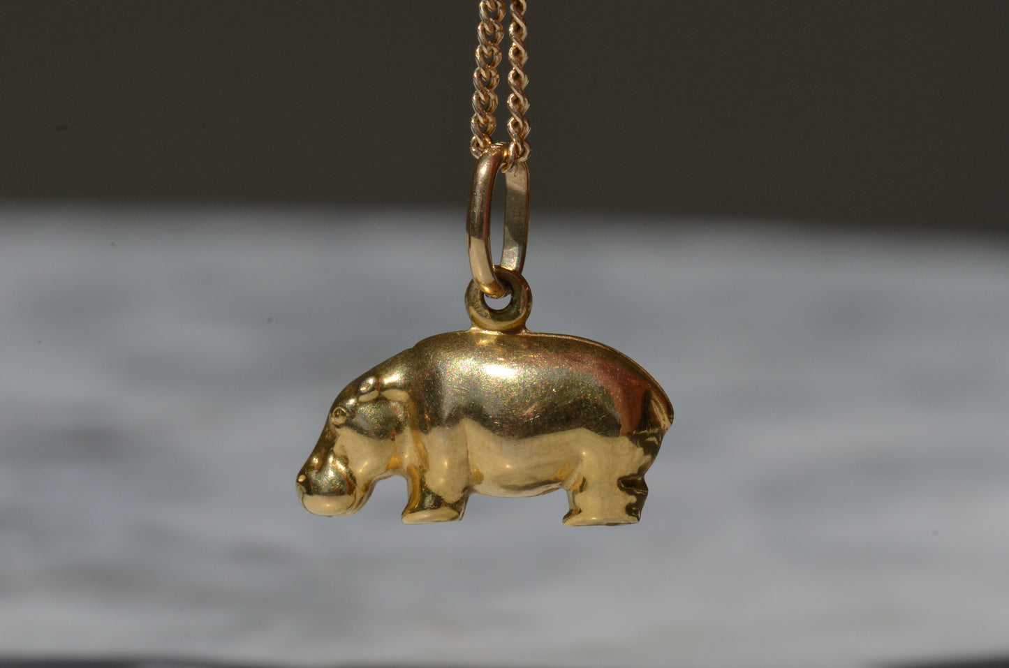 Plump Hippo Charm