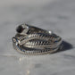 Slim Platinum Double Snake Ring