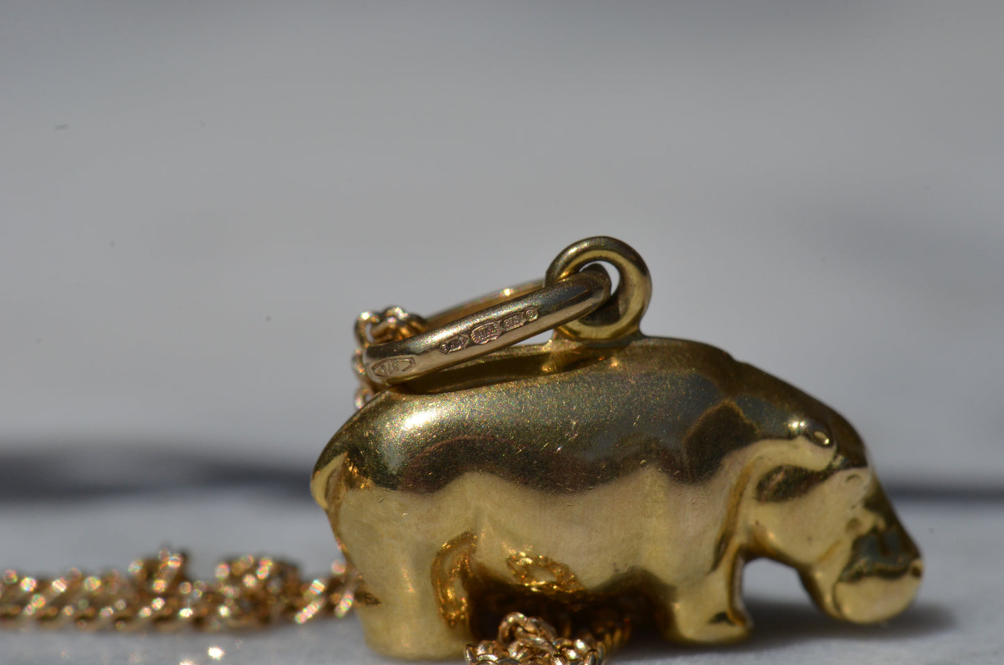Plump Hippo Charm