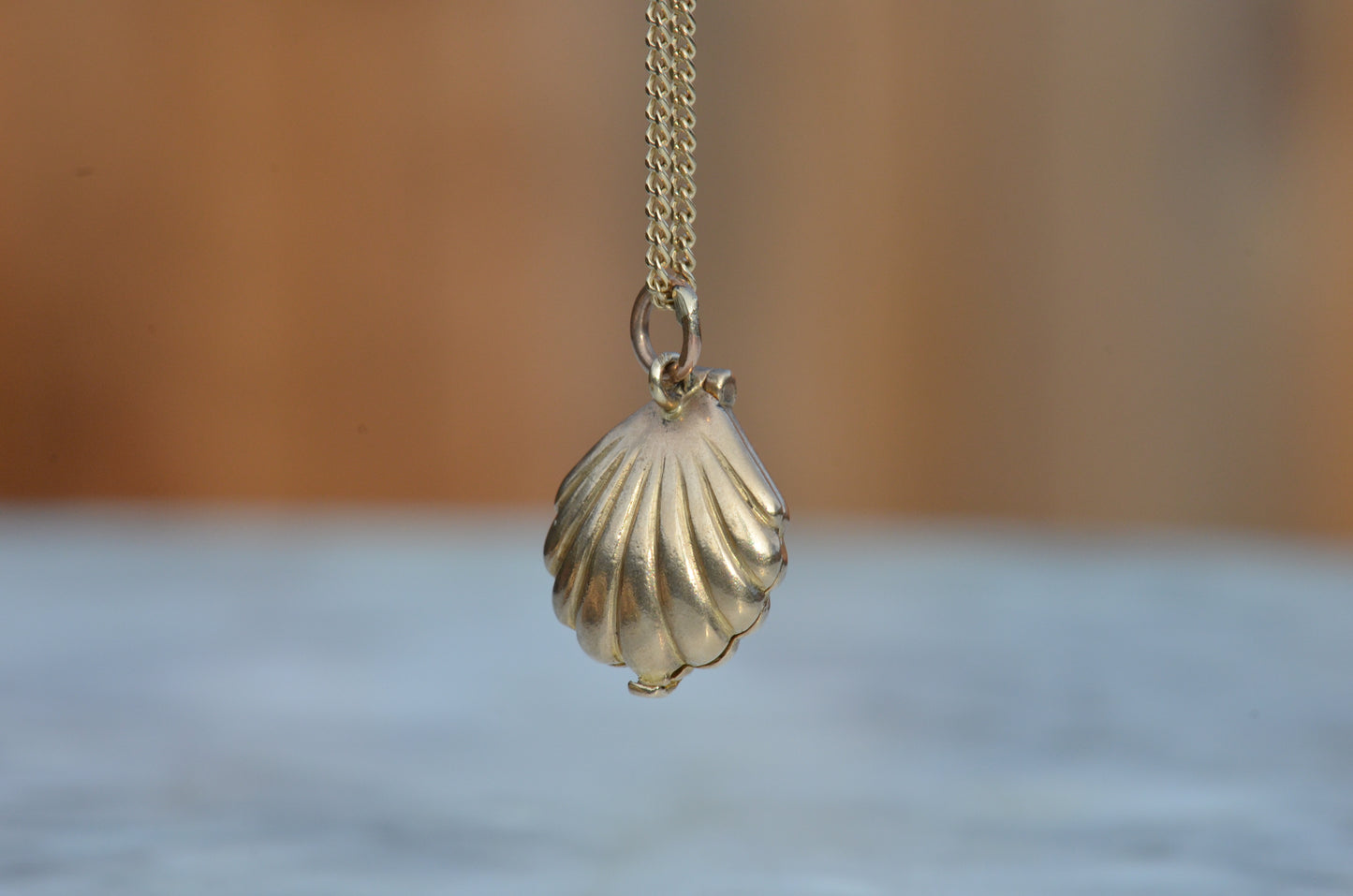 Locket Pearl Shell Charm