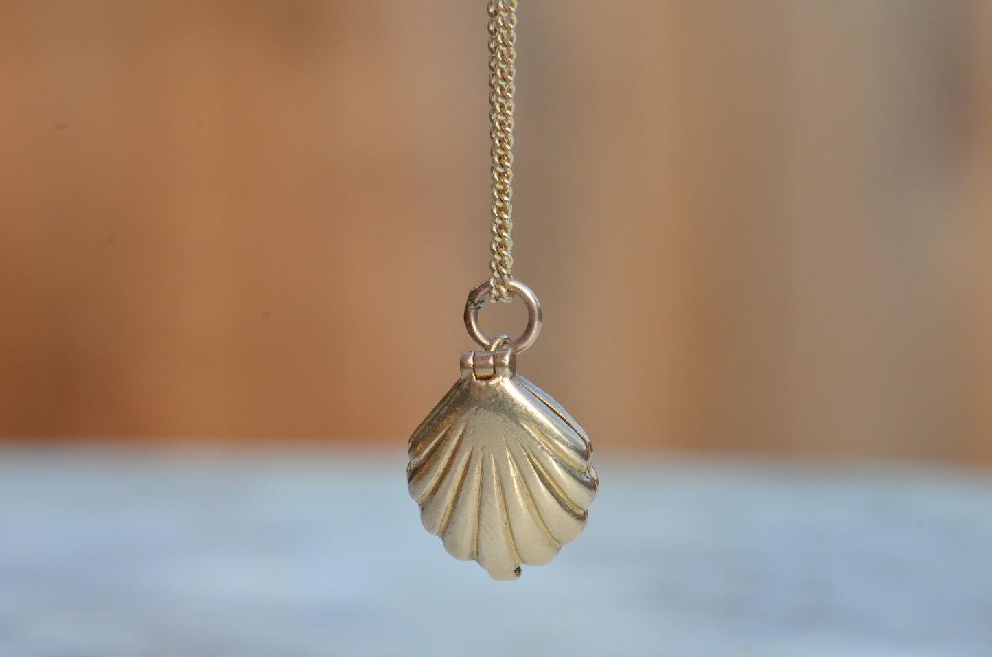 Locket Pearl Shell Charm