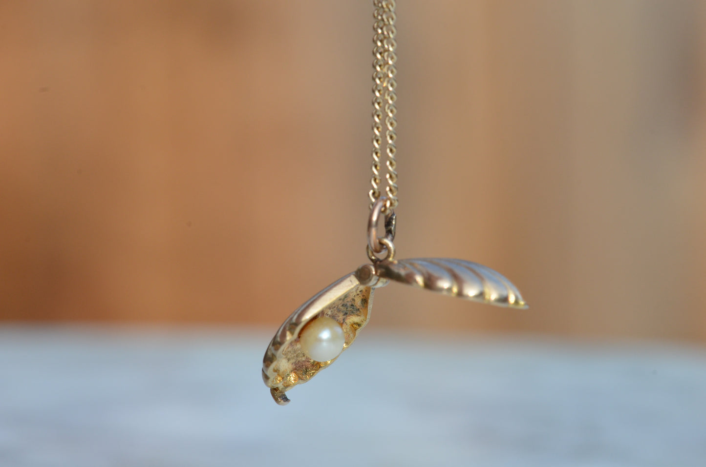 Locket Pearl Shell Charm