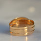 Chunky Antique Twin Snake Ring