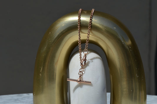 Antique-Inspired Watch Chain Bracelet