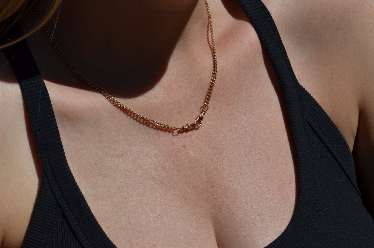 Antique-Inspired Watch Chain Necklace