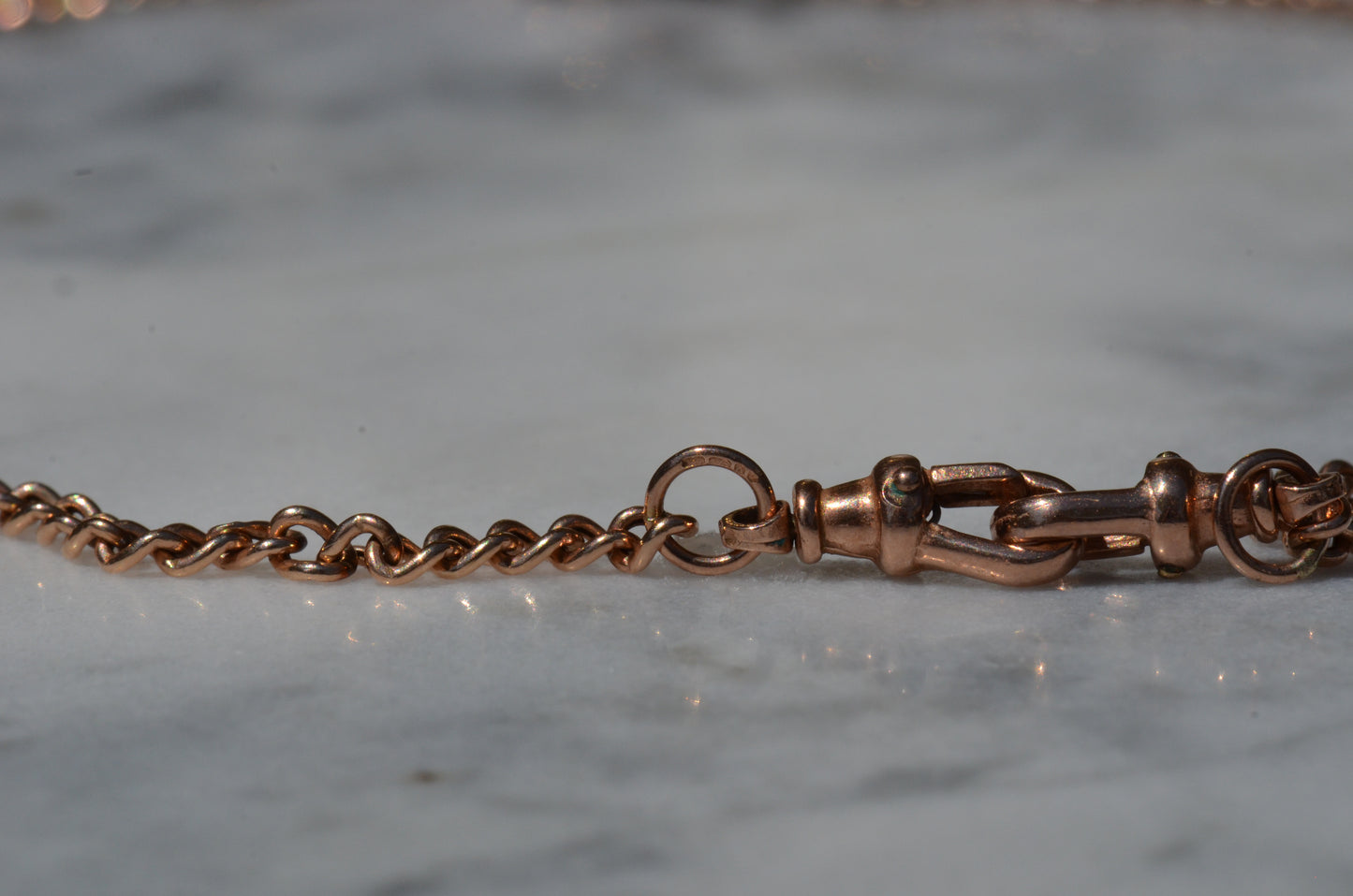 Antique-Inspired Watch Chain Necklace