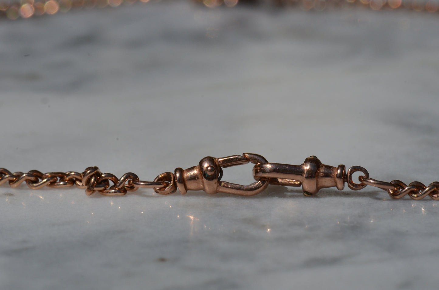 Antique-Inspired Watch Chain Necklace