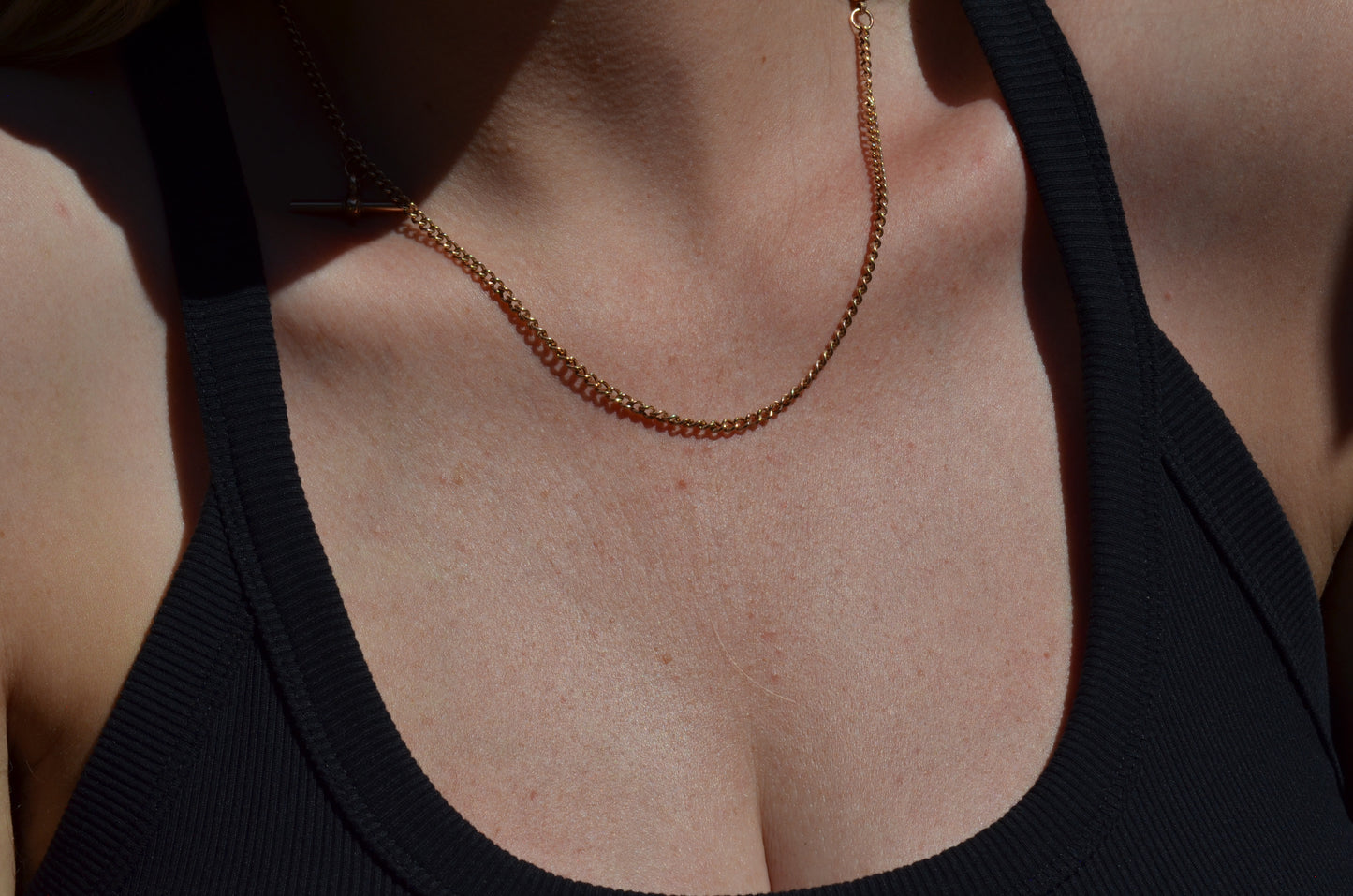 Antique-Inspired Watch Chain Necklace