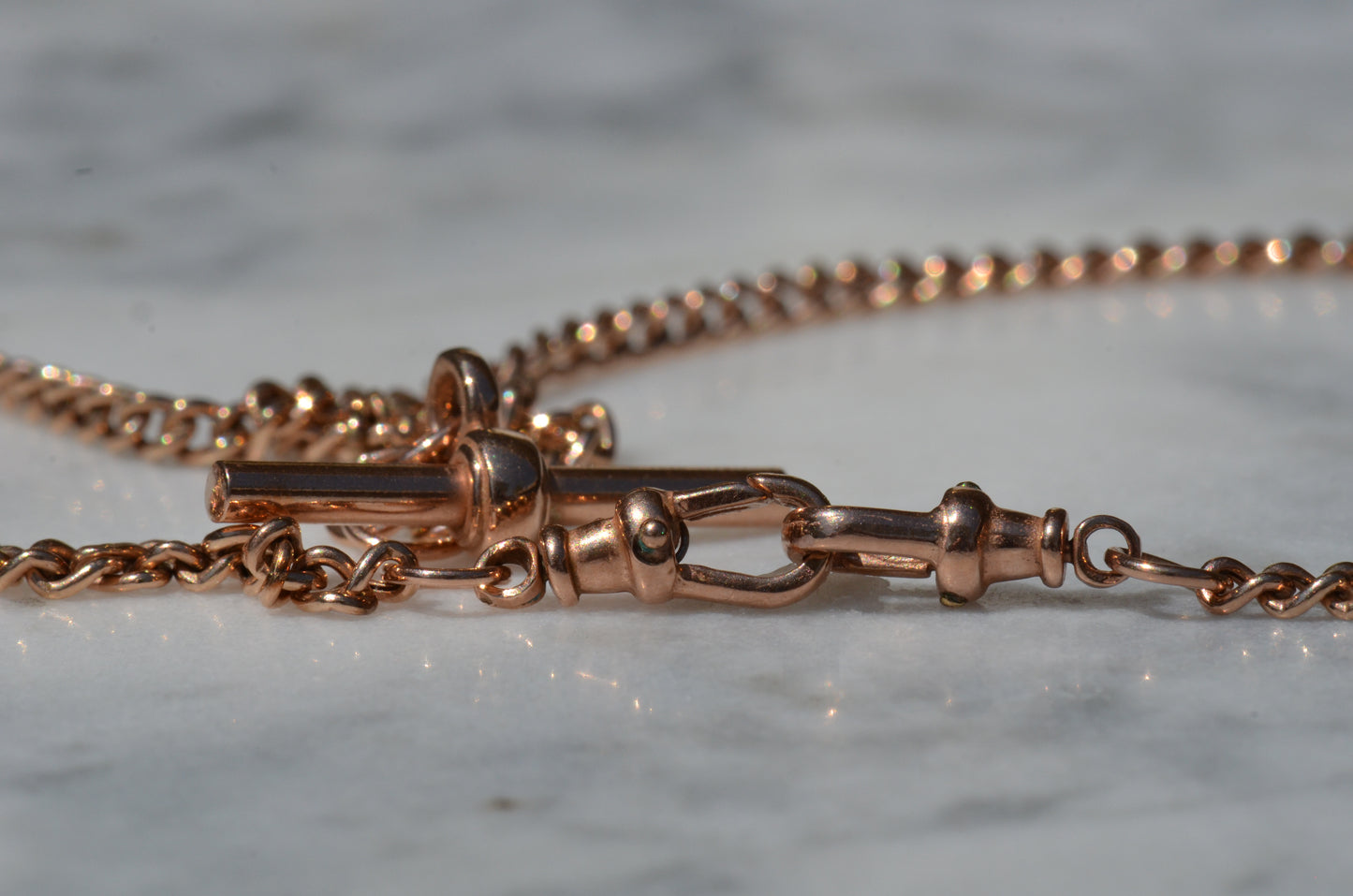 Antique-Inspired Watch Chain Necklace