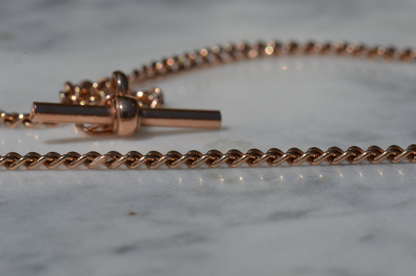 Antique-Inspired Watch Chain Necklace