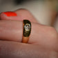 Chunky Antique Flush OMC Solitaire