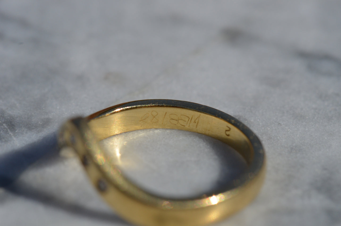 Estate Dipped Diamond Band