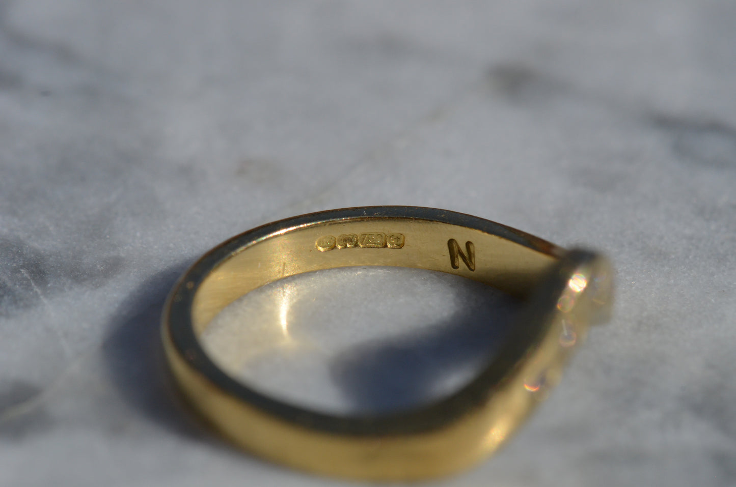 Estate Dipped Diamond Band