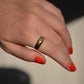 Chunky Antique Flush OMC Solitaire
