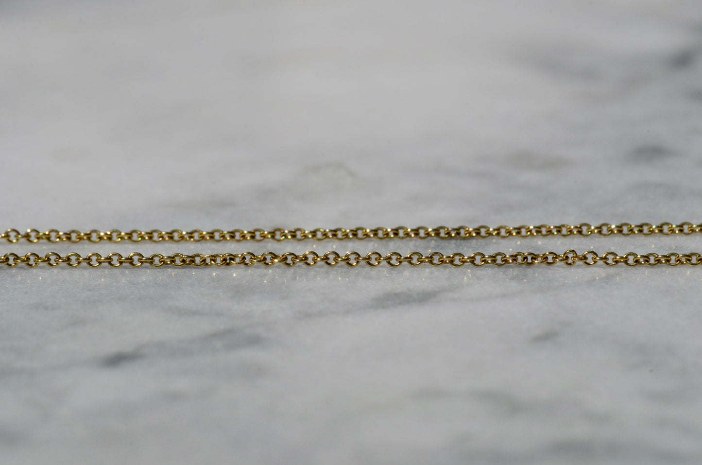 Fine Rolo Anklet 9.75"