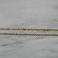 Light Rolo Anklet 9"