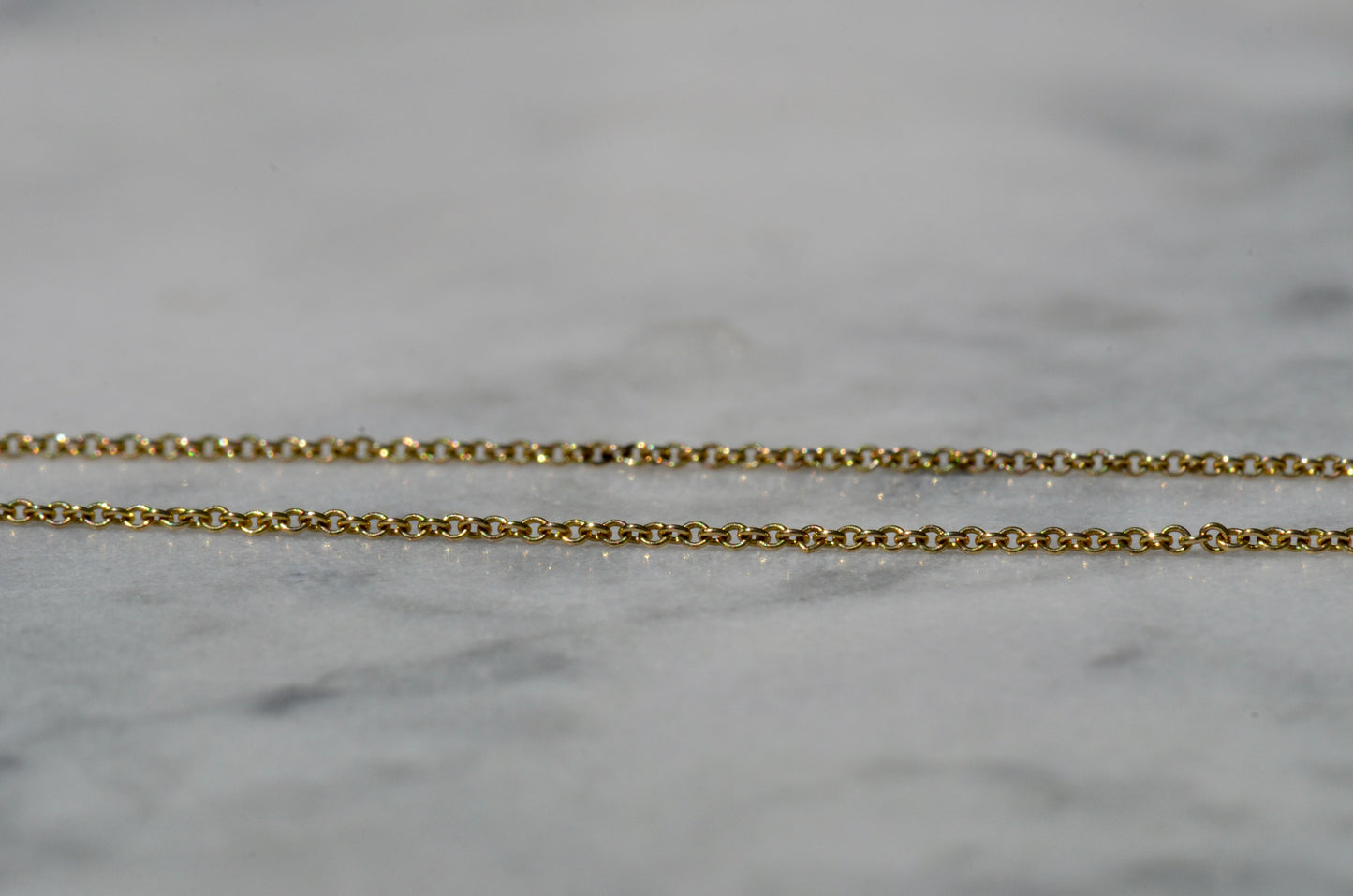 Light Rolo Anklet 9"