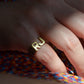 Heavy Letter Ring RJ