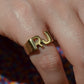 Heavy Letter Ring RJ