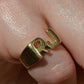 Heavy Letter Ring RJ