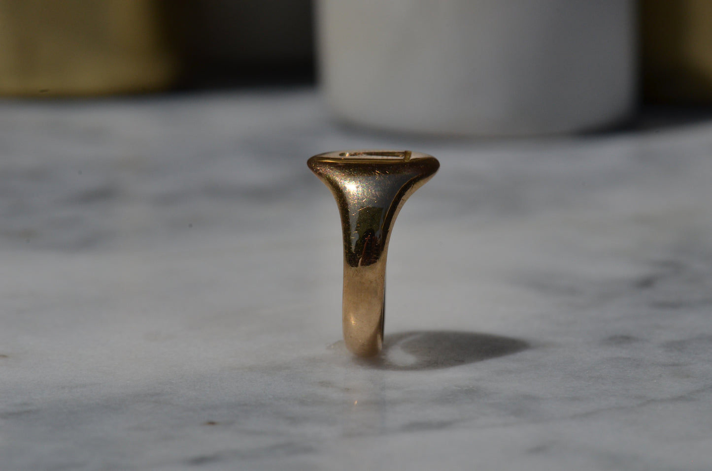 Powerful Fist Crest Signet Ring