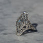 Dazzling Late Deco Dinner Ring