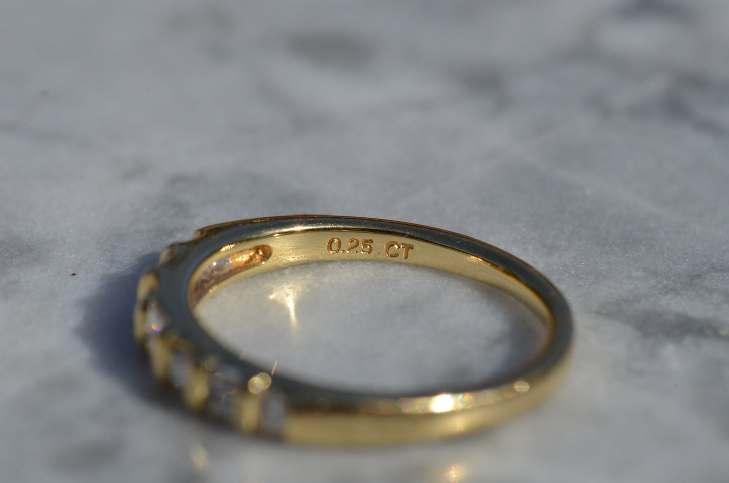 Scintillating Mixed Cut Diamond Band