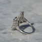 Dazzling Late Deco Dinner Ring
