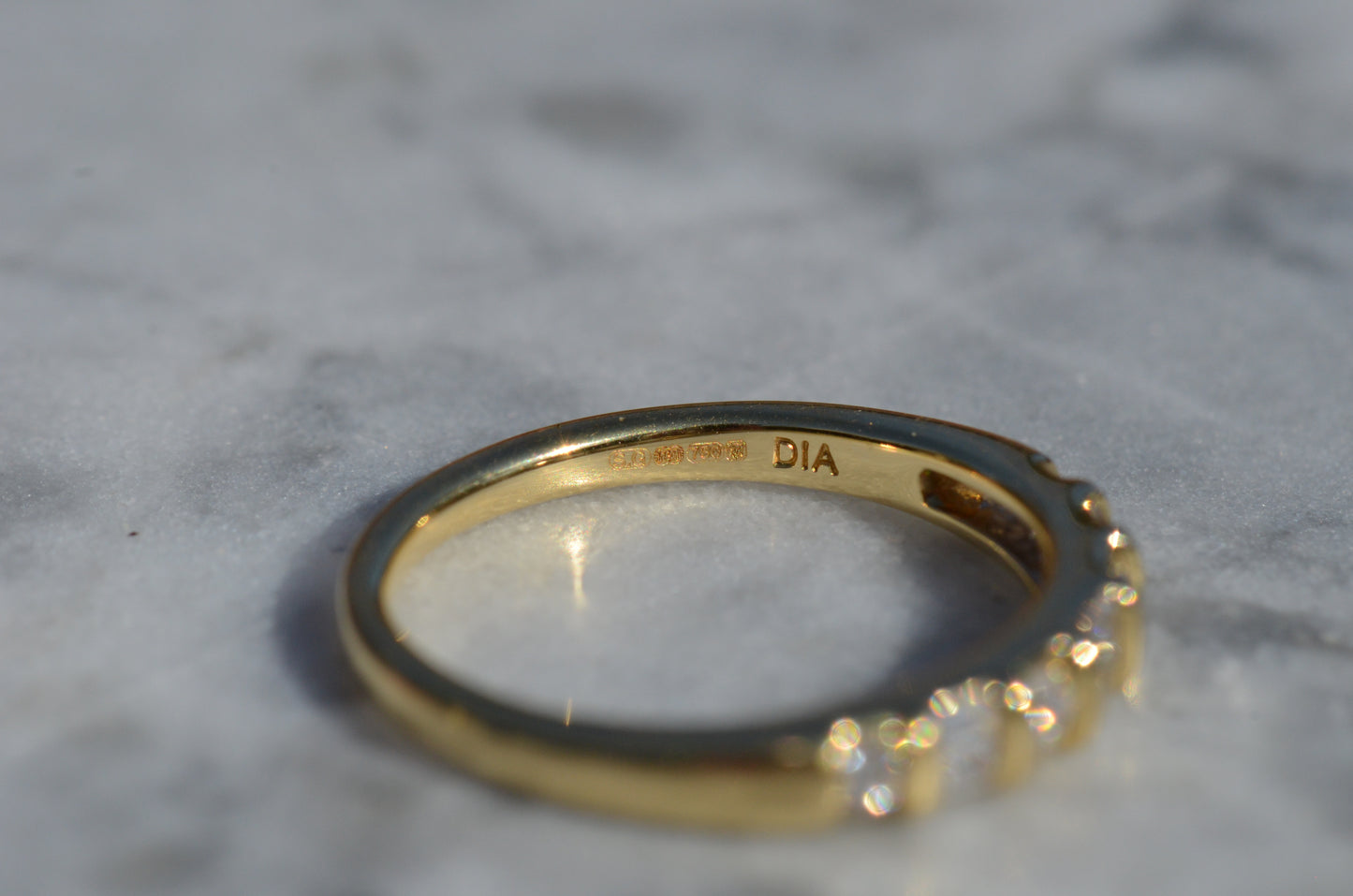 Scintillating Mixed Cut Diamond Band