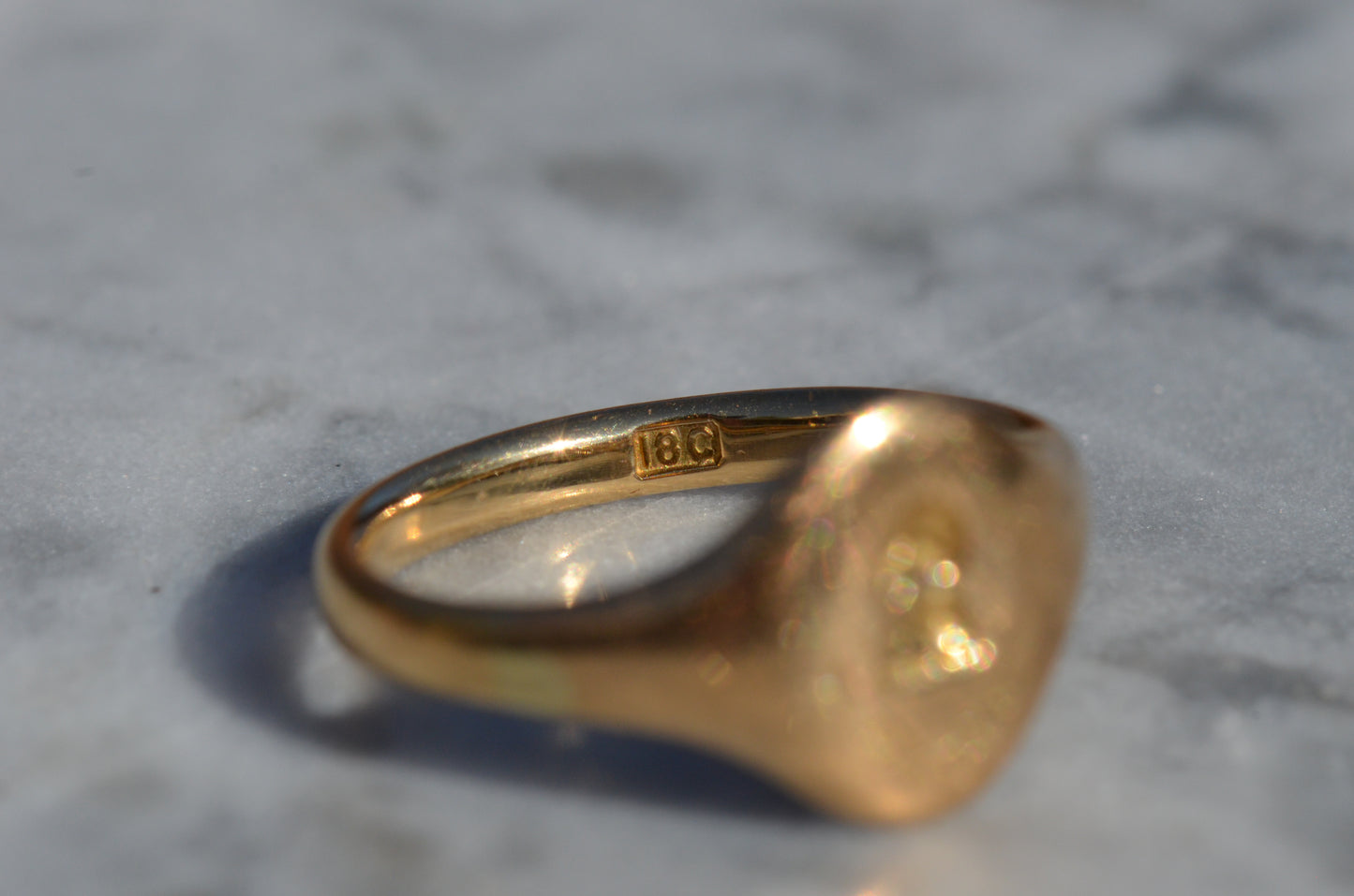 Hopeful Antique Crest Signet