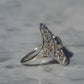 Dazzling Late Deco Dinner Ring