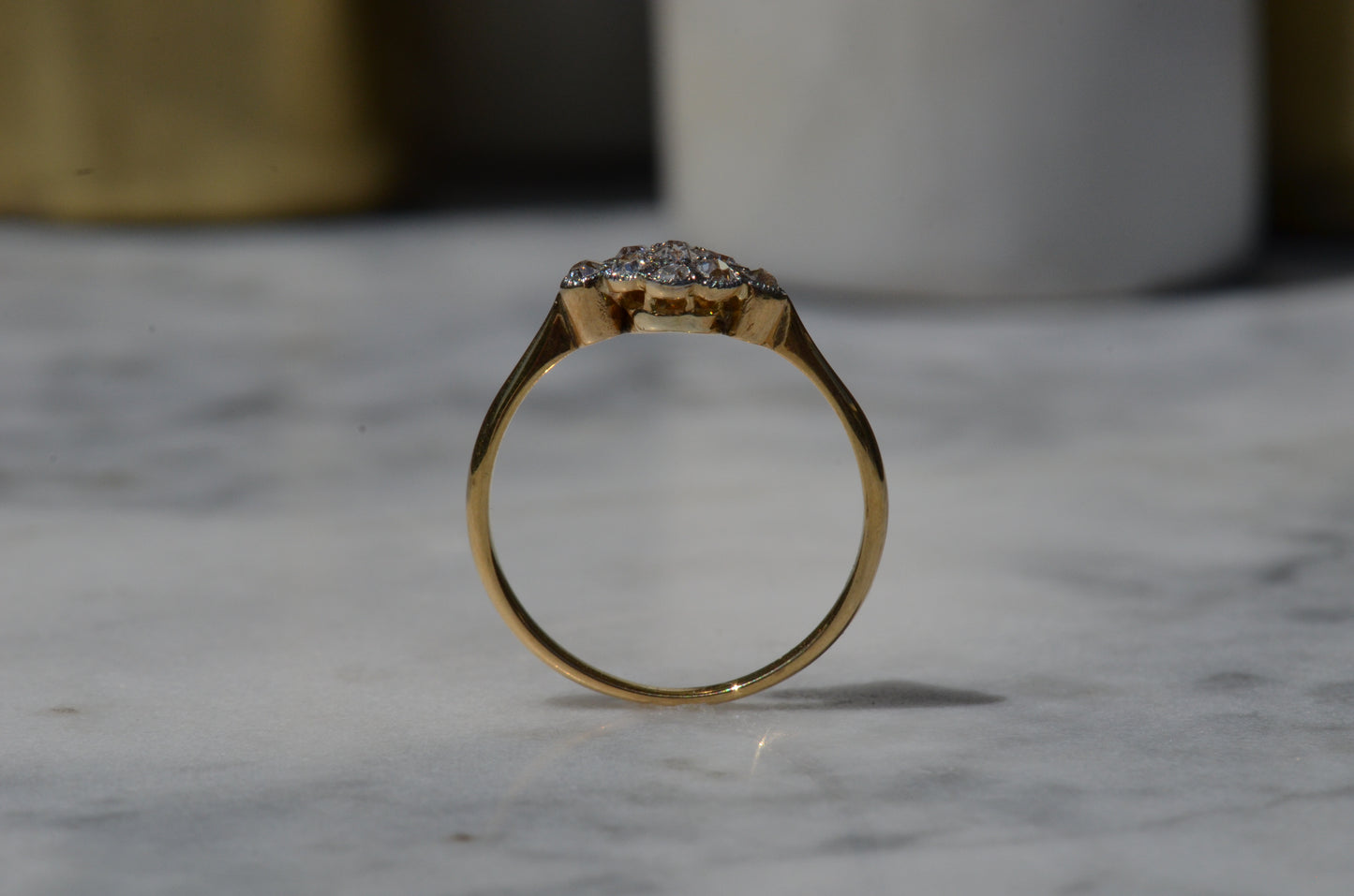 Darling Diamond Cluster Ring