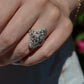 Dazzling Late Deco Dinner Ring