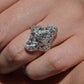 Dazzling Late Deco Dinner Ring