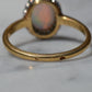 Dazzling Antique French Opal Halo