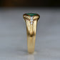 Heavy Glam French Emerald Ring
