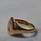 Powerful Fist Crest Signet Ring
