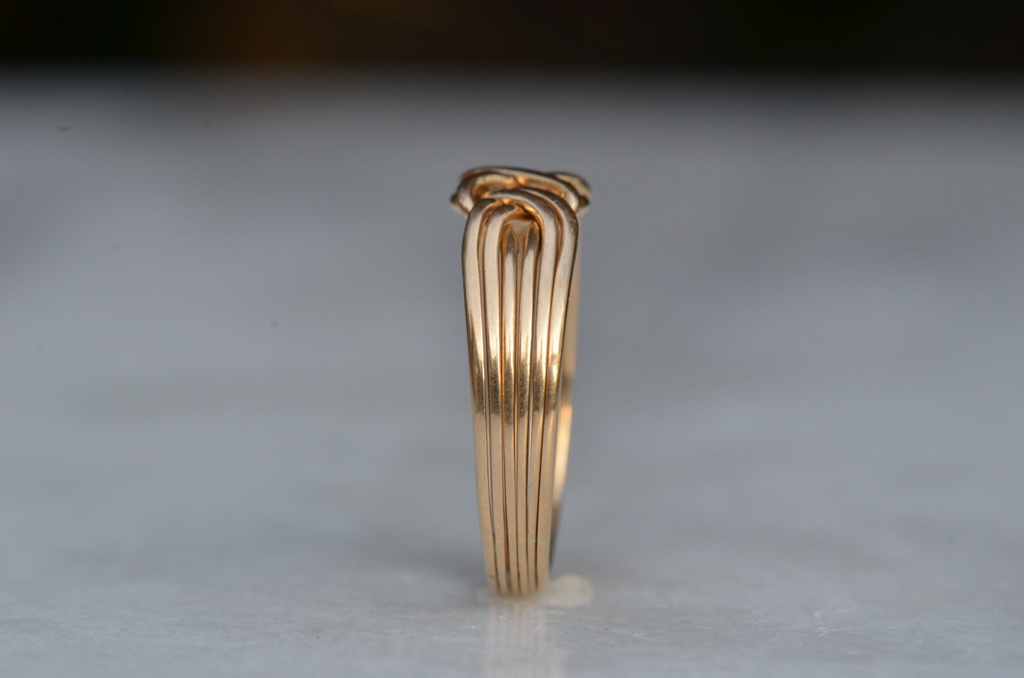 Playful Vintage Puzzle Ring