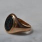 Crisp Bloodstone "Faithfully" Signet