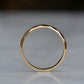 Vintage Faceted Gold Band