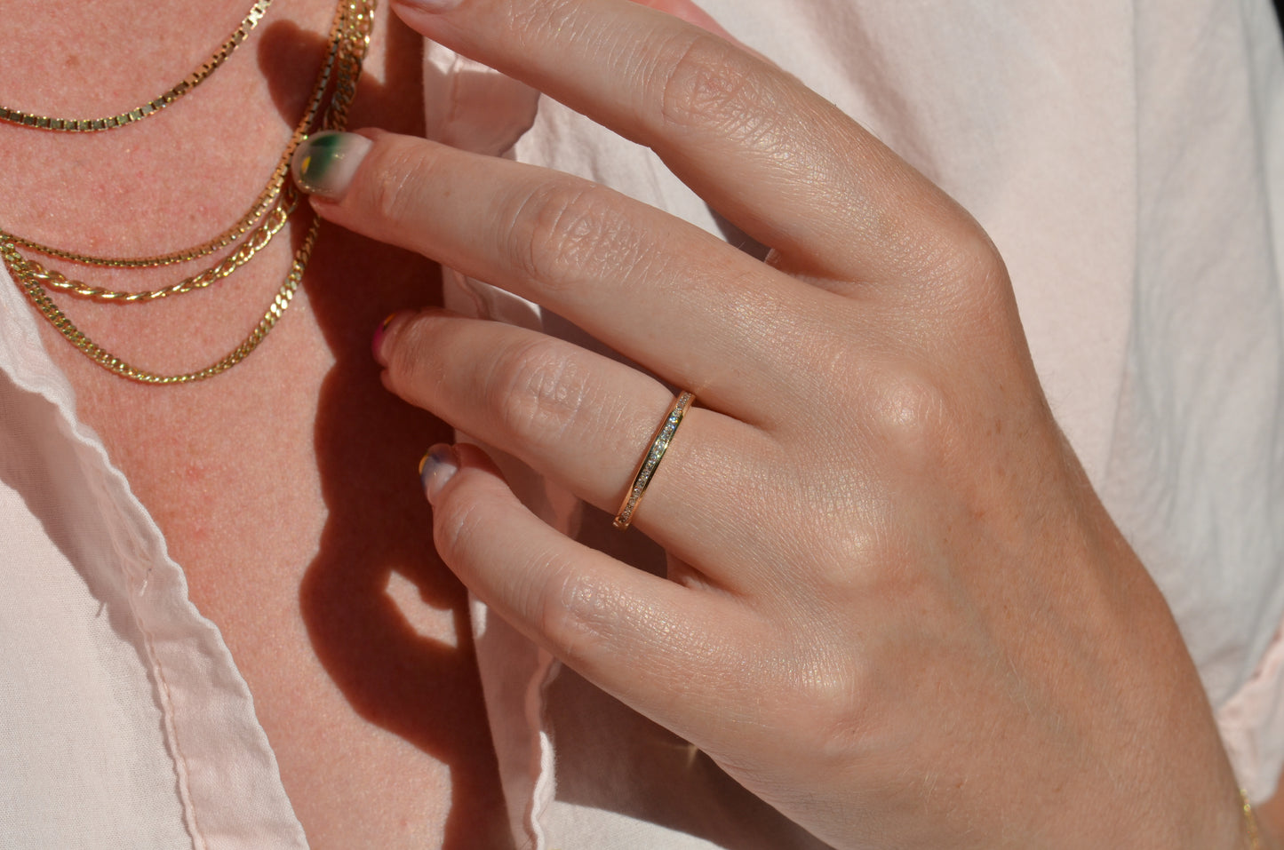 Slim 2/3 Eternity Band
