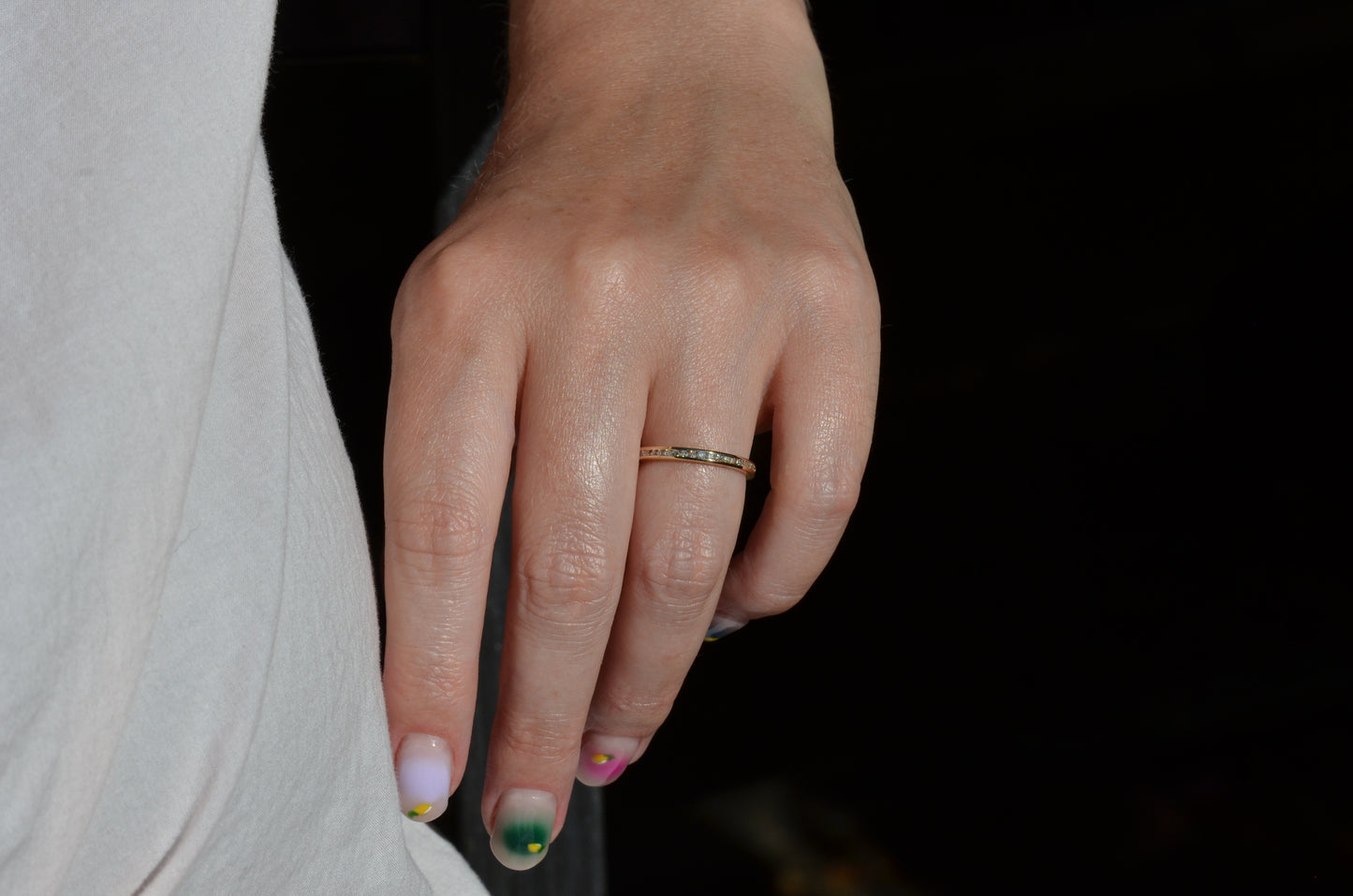 Slim 2/3 Eternity Band