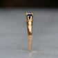 Dazzling Antique Sapphire and Diamond Trilogy Ring