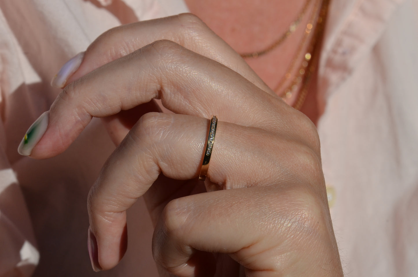 Slim 2/3 Eternity Band